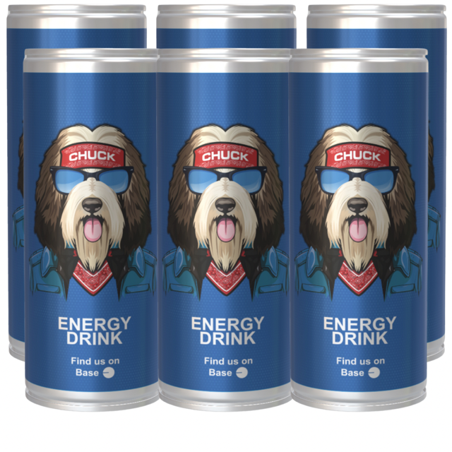 CHUCK ENERGY DRINK ⚡ - 6 Cans (6x250ml)
