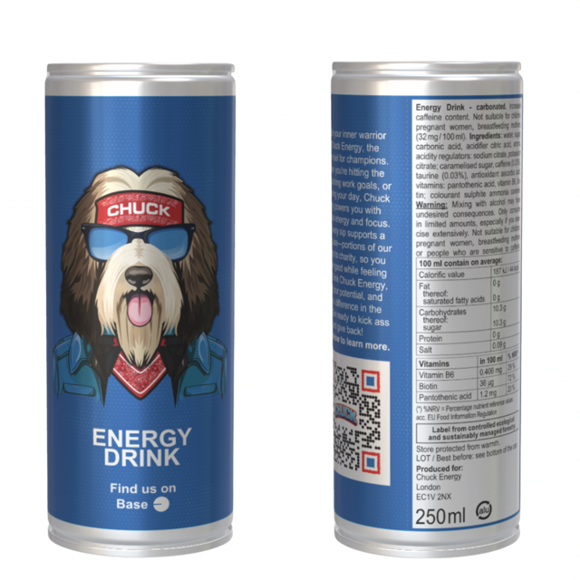 CHUCK ENERGY DRINK ⚡ - Case (24x250ml)